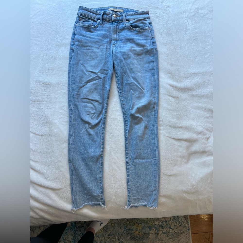 Joe’s Jeans, light wash denim